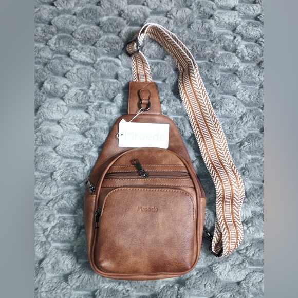 Brown Sling Bag Crossbody Bag For Women - Picture 1 of 16